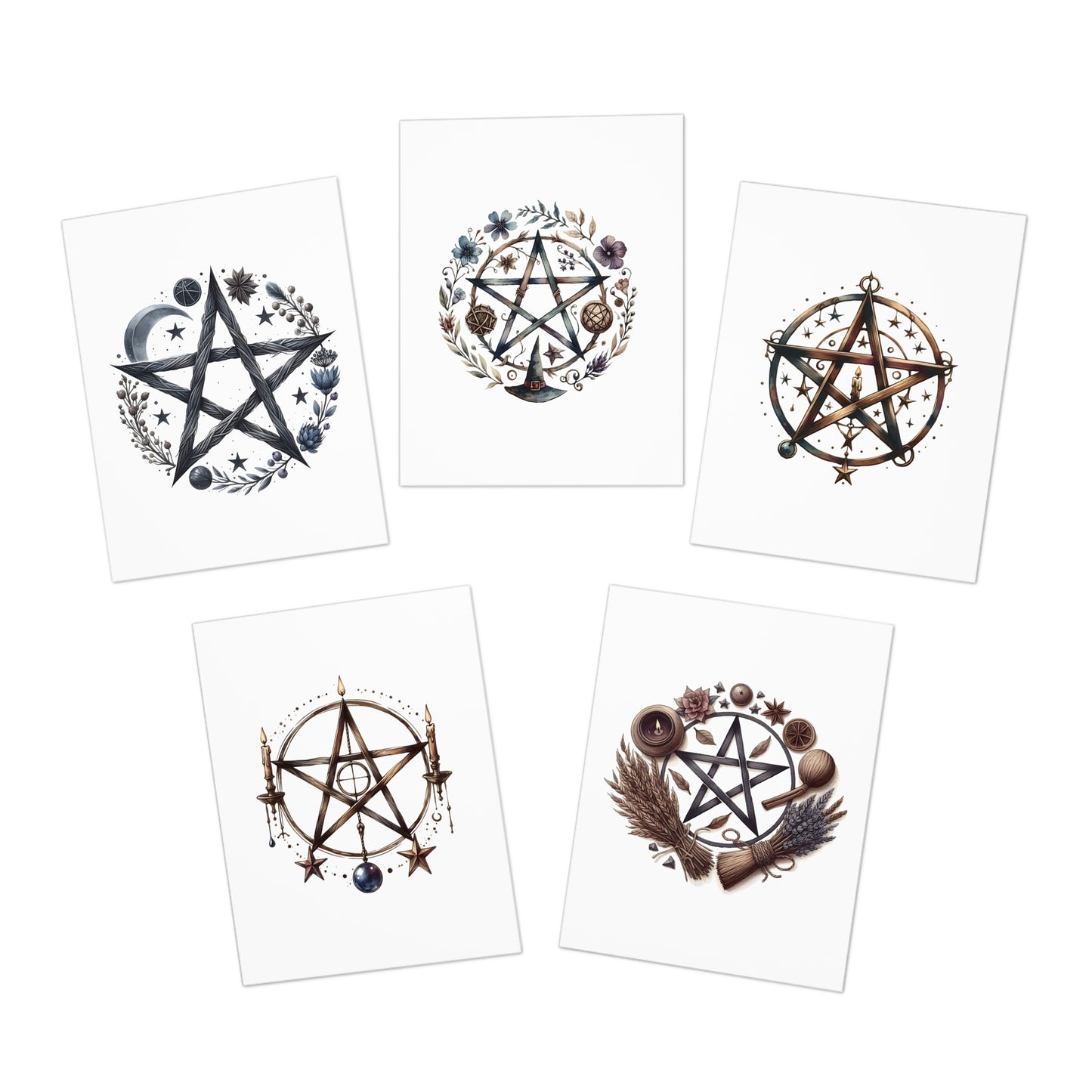Pagan Sabbat Greeting Cards (5-Pack)