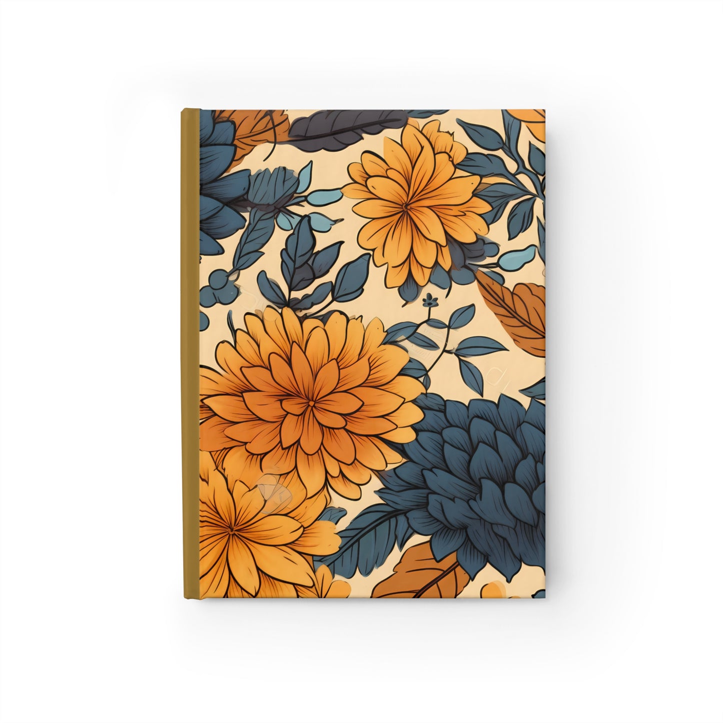 Fall Blossoms: Mums-Inspired Hardcover Journal