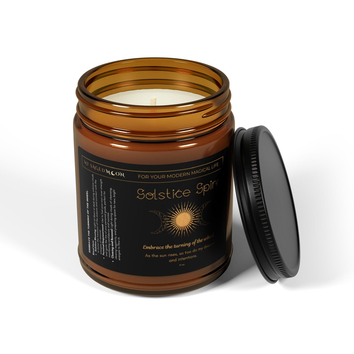 Celestial Rituals Solstice Spire - Soy Candle