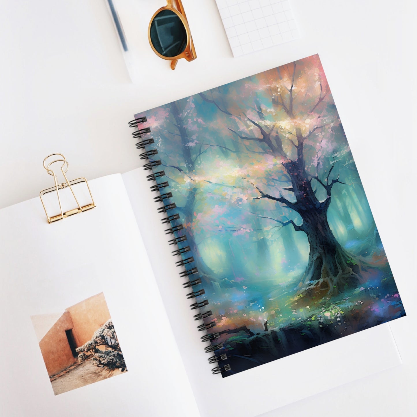 Mystical Forest Spiral Notebook - Ruled Line