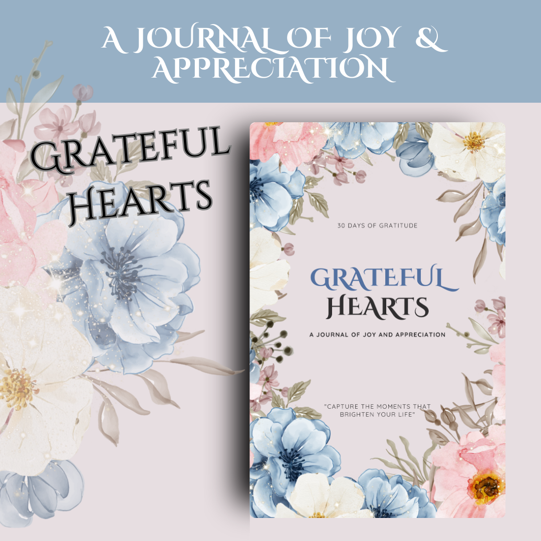 Grateful Hearts: A Journal of Joy and Appreciation Digital Download