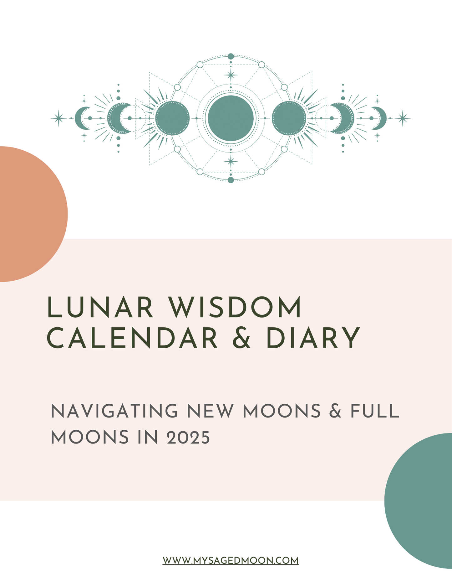 Lunar Wisdom Calendar & Diary Digital Download