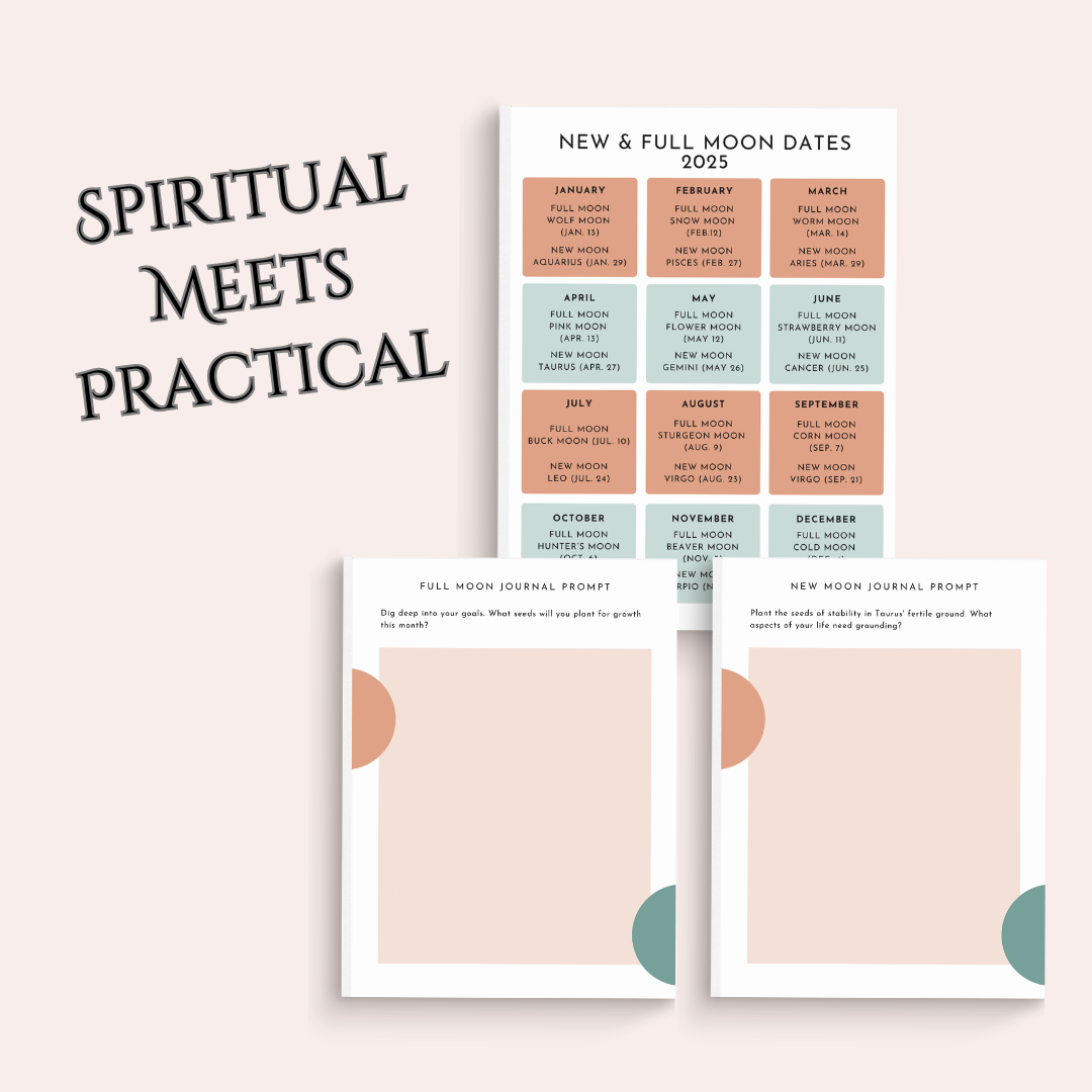 Lunar Wisdom Calendar & Diary Digital Download