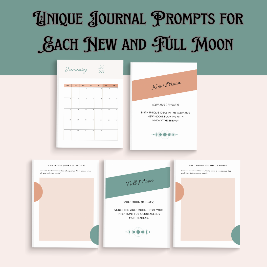 Lunar Wisdom Calendar & Diary Digital Download