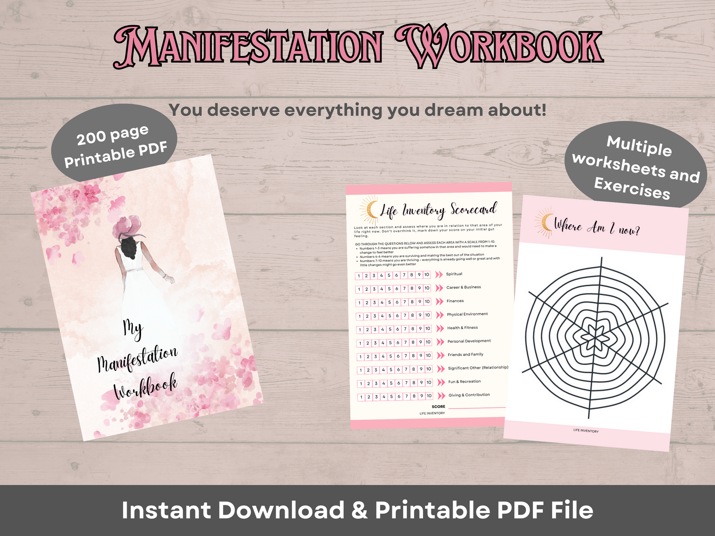My Manifestation Journal - Workbook Digital Download