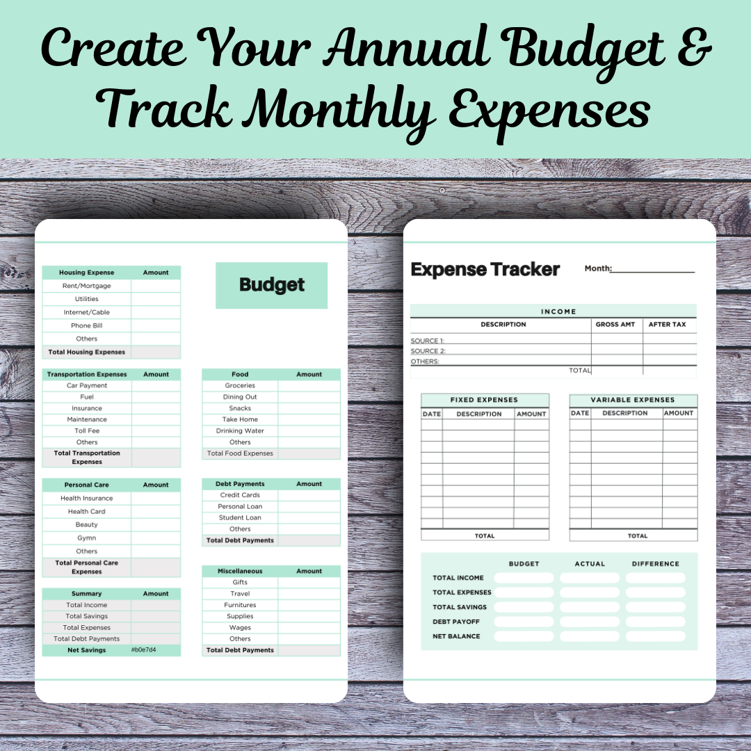 2025 Money Savings Challenge | Budget Planner & Savings Tracker