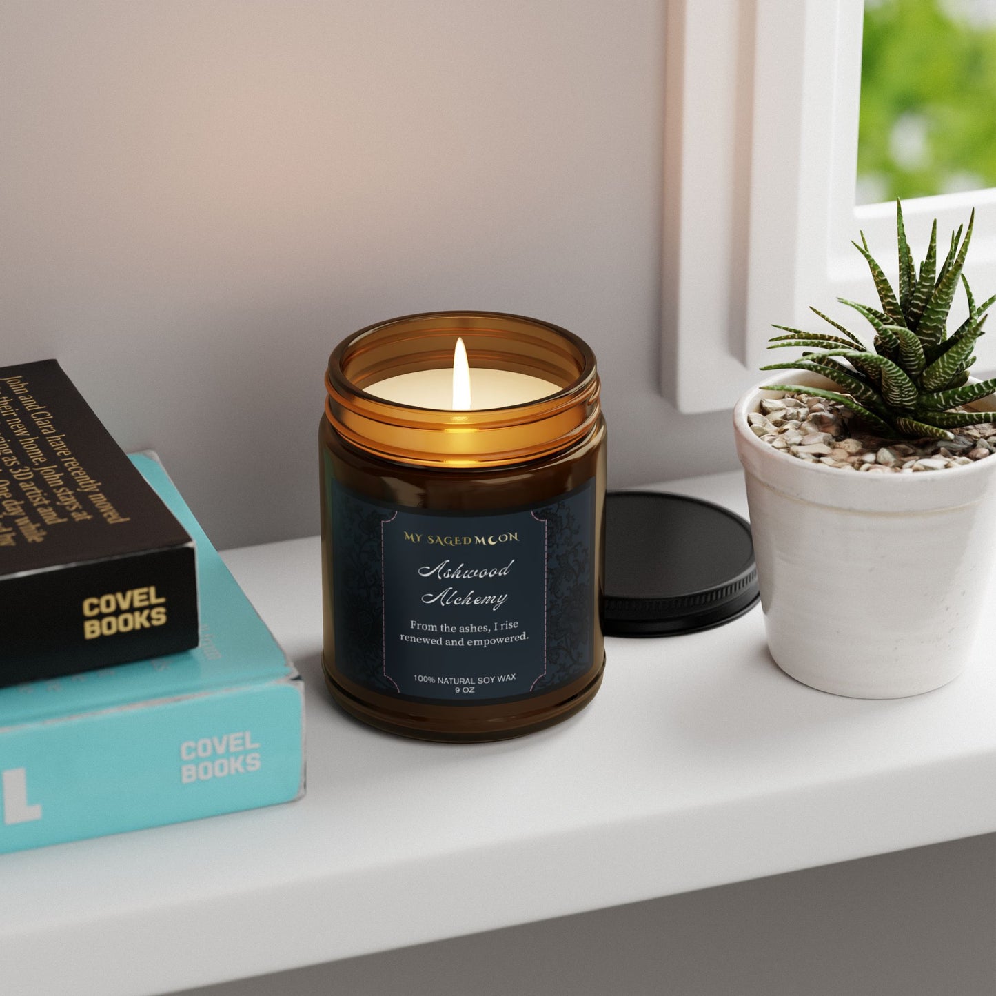 Celestial Vistas Ashwood Alchemy - Soy Candle