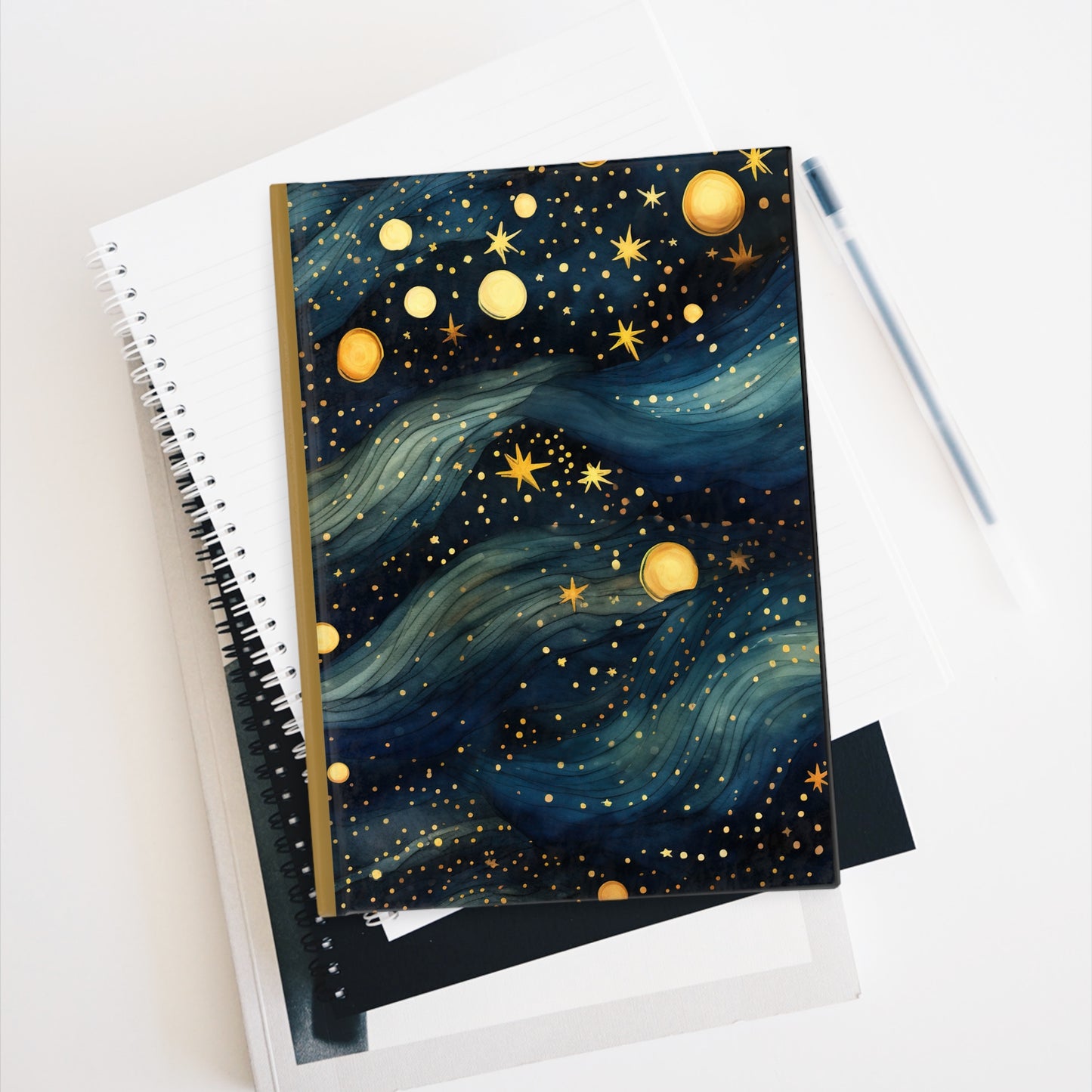 Lunar Scape Journal - Ruled Line