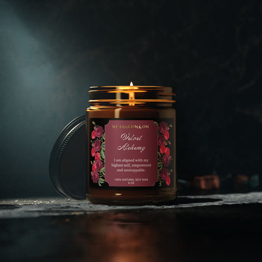 Auric Bloom Velvet Alchemy - Soy Candle