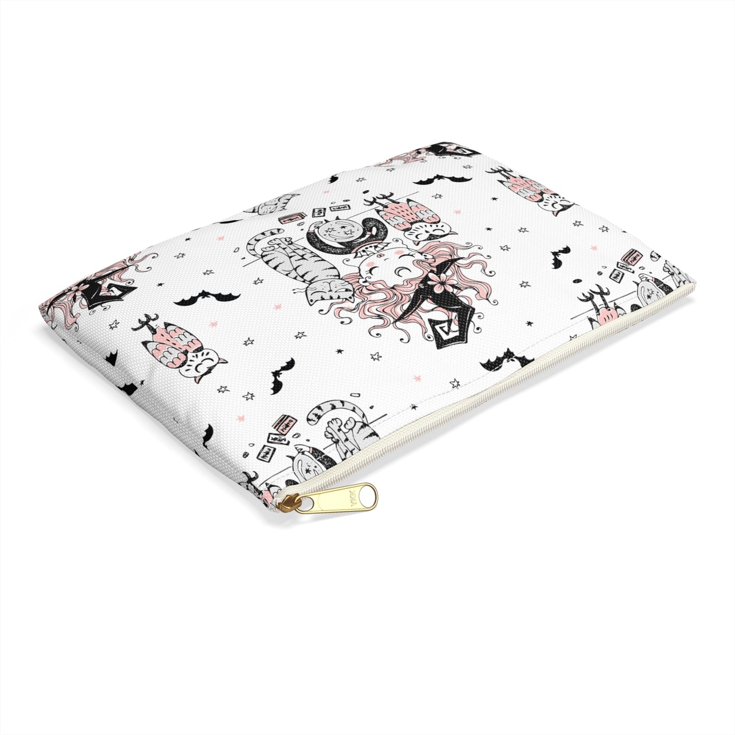 Whimsical Witch Print Tarot Card Bag