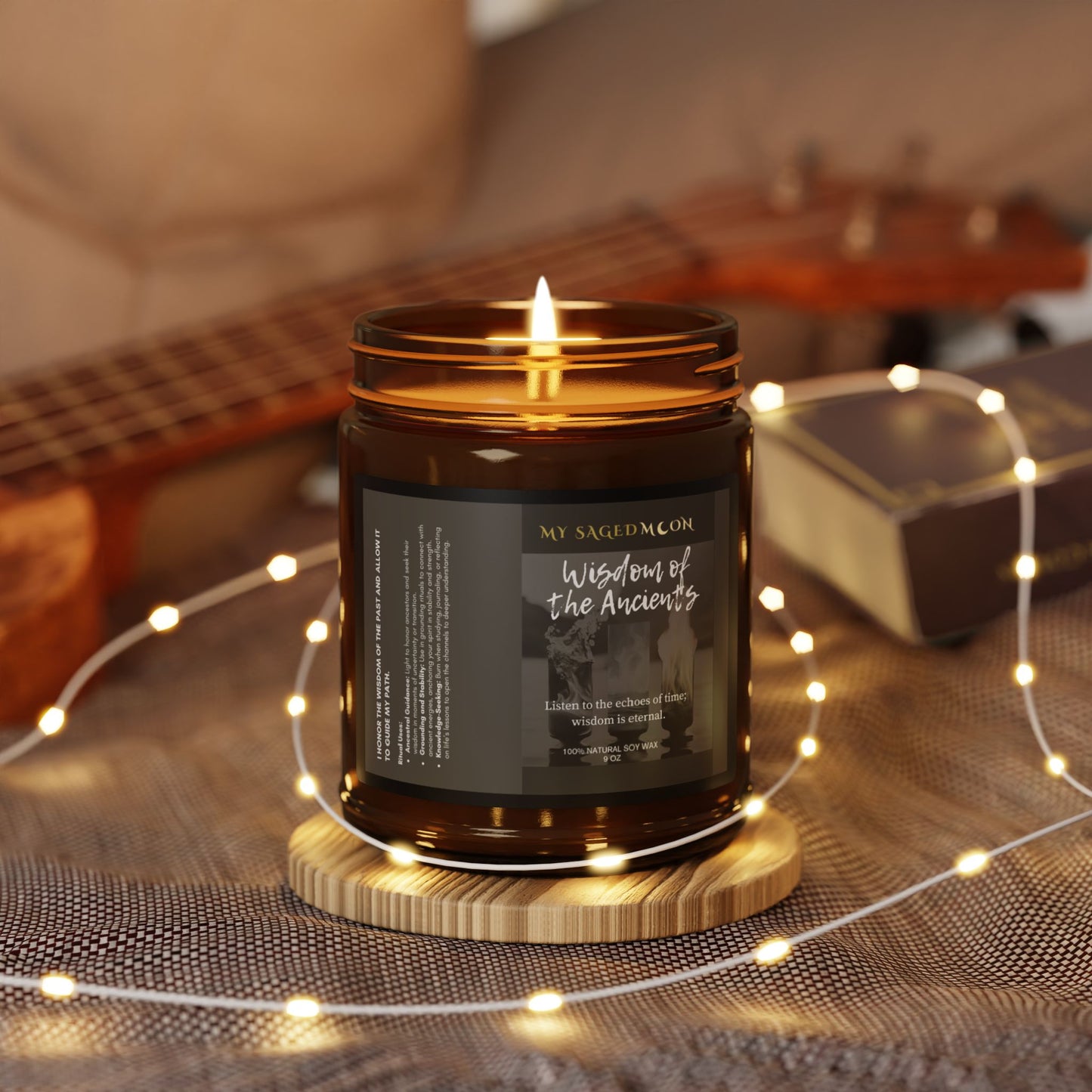 Sacred Reflections Wisdom Of The Ancients - Soy Candle