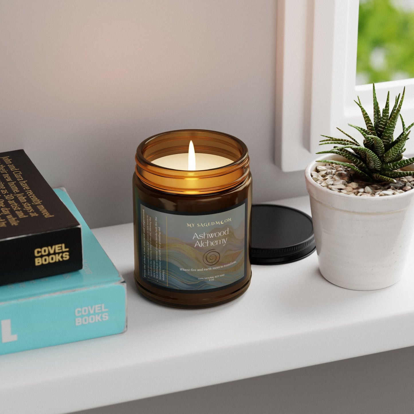 Gilded Horizons Ashwood Alchemy - Soy Candle