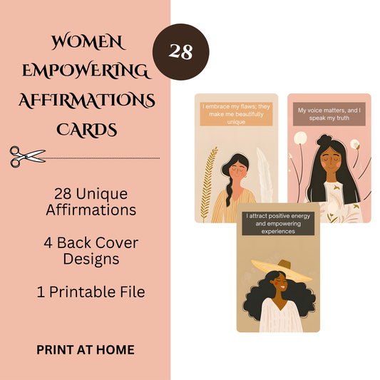 Boho Women Empowering Affirmation Cards