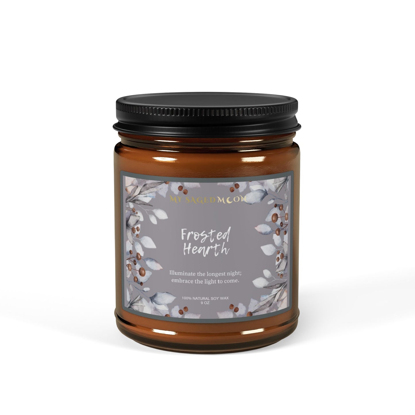 Frosted Hearth Scented Soy Candle