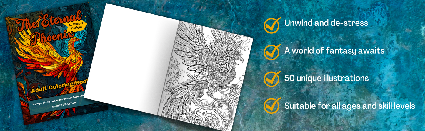 Eternal Phoenix Coloring Book