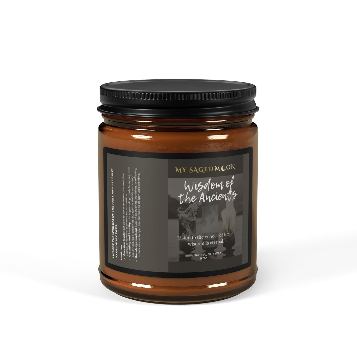 Sacred Reflections Wisdom Of The Ancients - Soy Candle