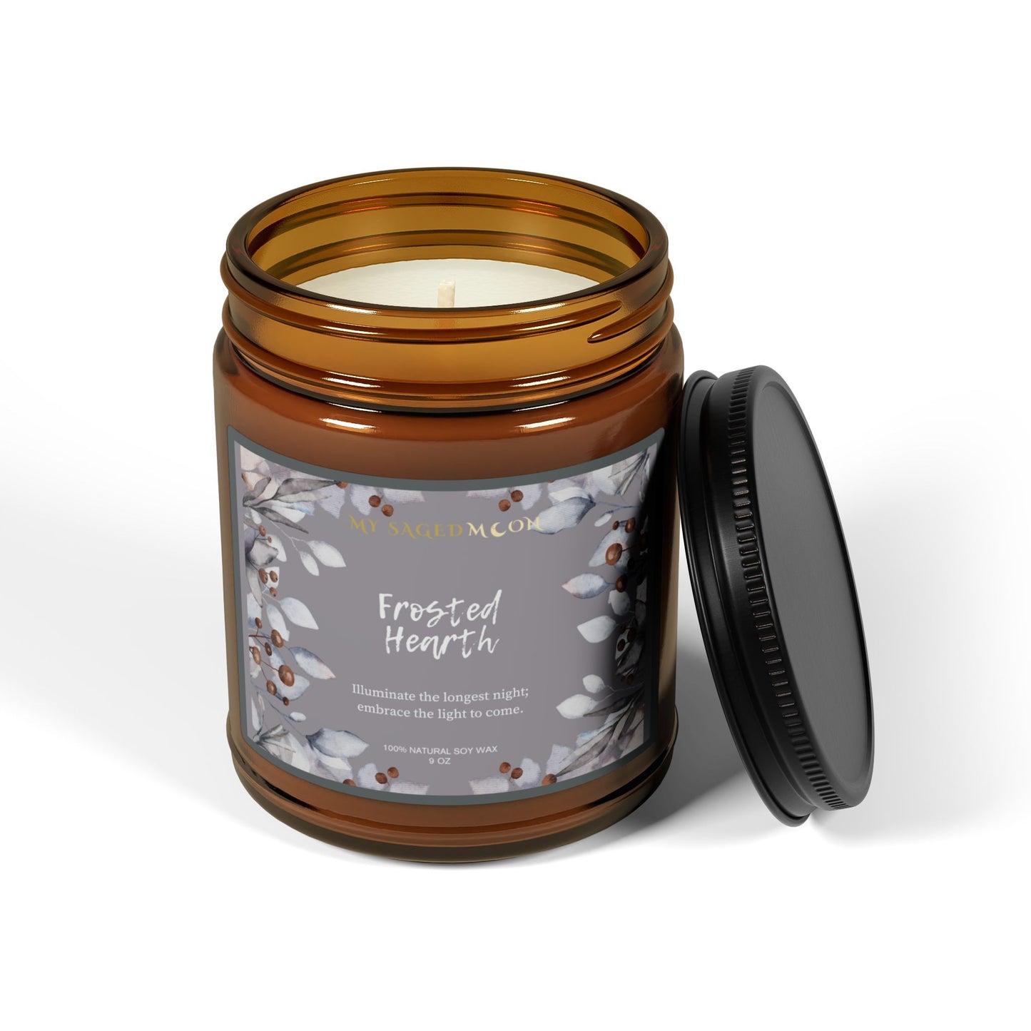 Frosted Hearth Scented Soy Candle