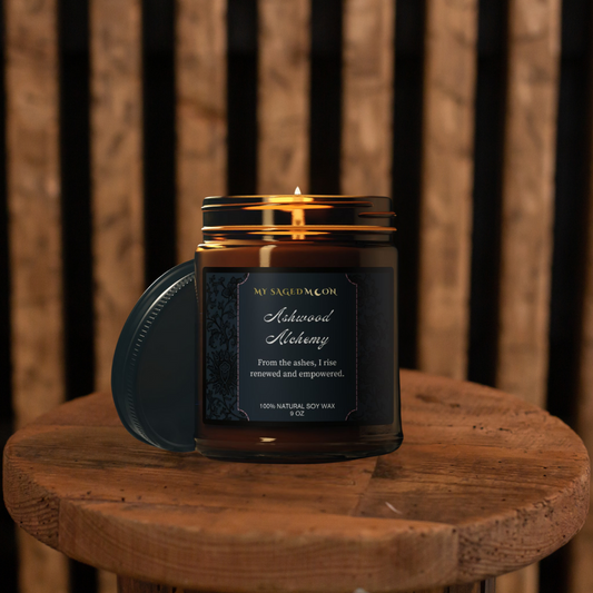 Celestial Vistas Ashwood Alchemy - Soy Candle