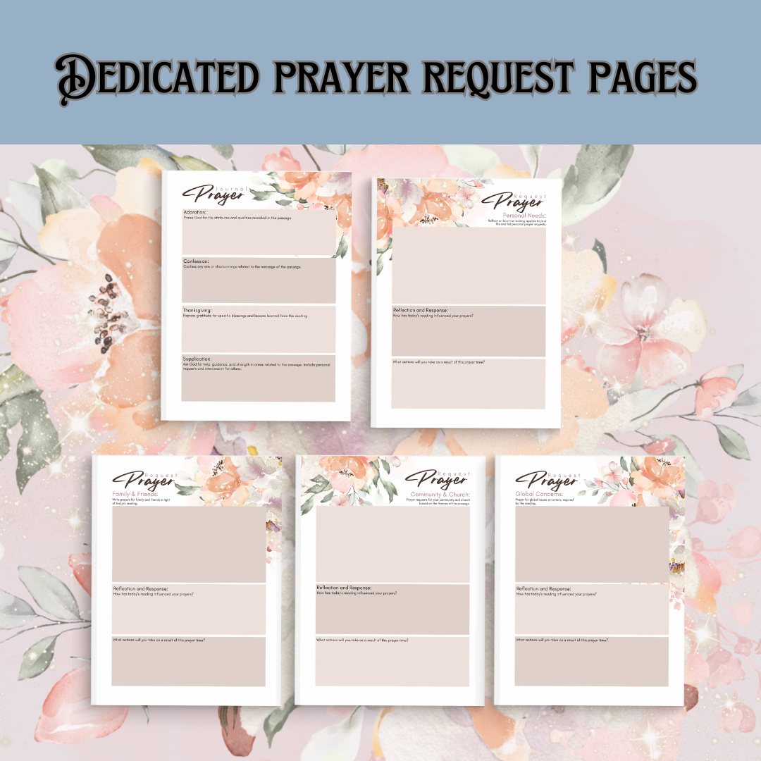 Embrace Forgiveness: A 30-Day Bible Reading Plan, Prayer & Reflection Journal Digital Download