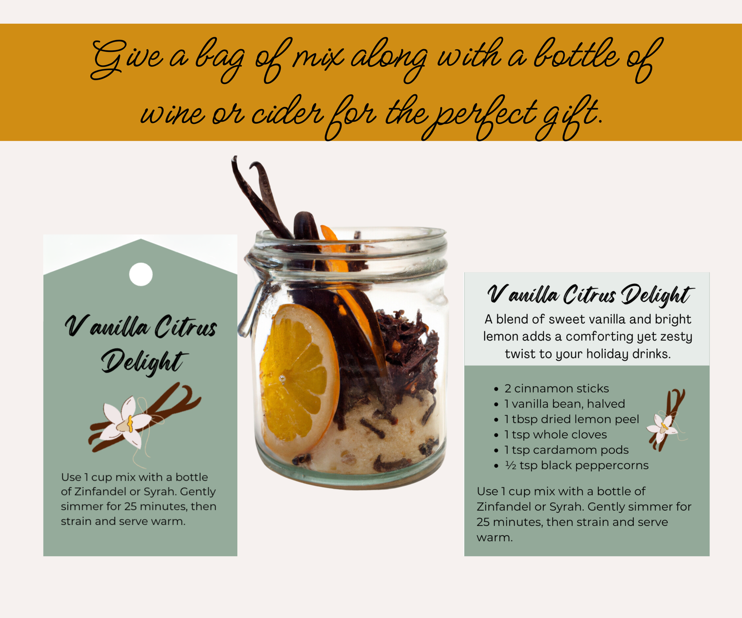 Mulled Wine Recipes, DIY Mulled Wine Mixes, Wine Mulling Printables  Digital Download