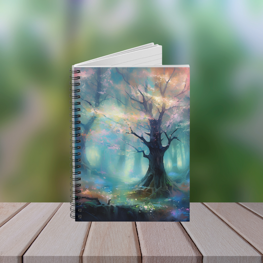 Mystical Forest Spiral Notebook - Ruled Line